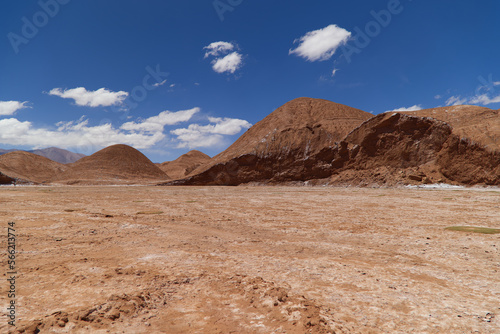 The clay formations of the Labyrinth desert in the Puna of Argentina