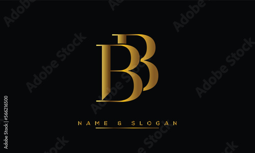 B, BB  Abstract Letters  Logo  Monogram