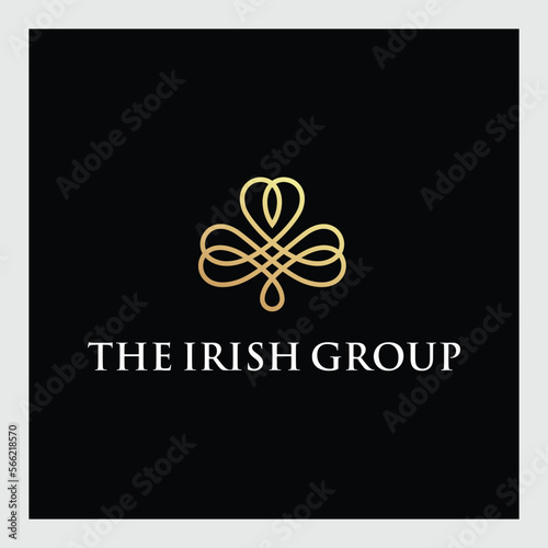 Abstract Elegant Ornament Logo Design