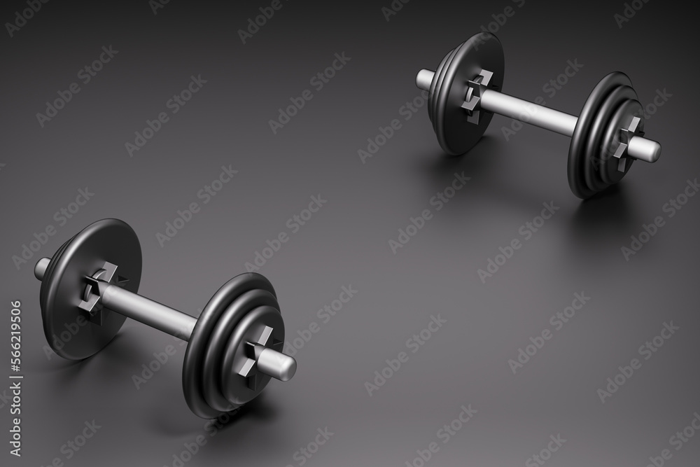 3d rendering sprots dumbbell picture 3d rendering sprots dumbbell picture