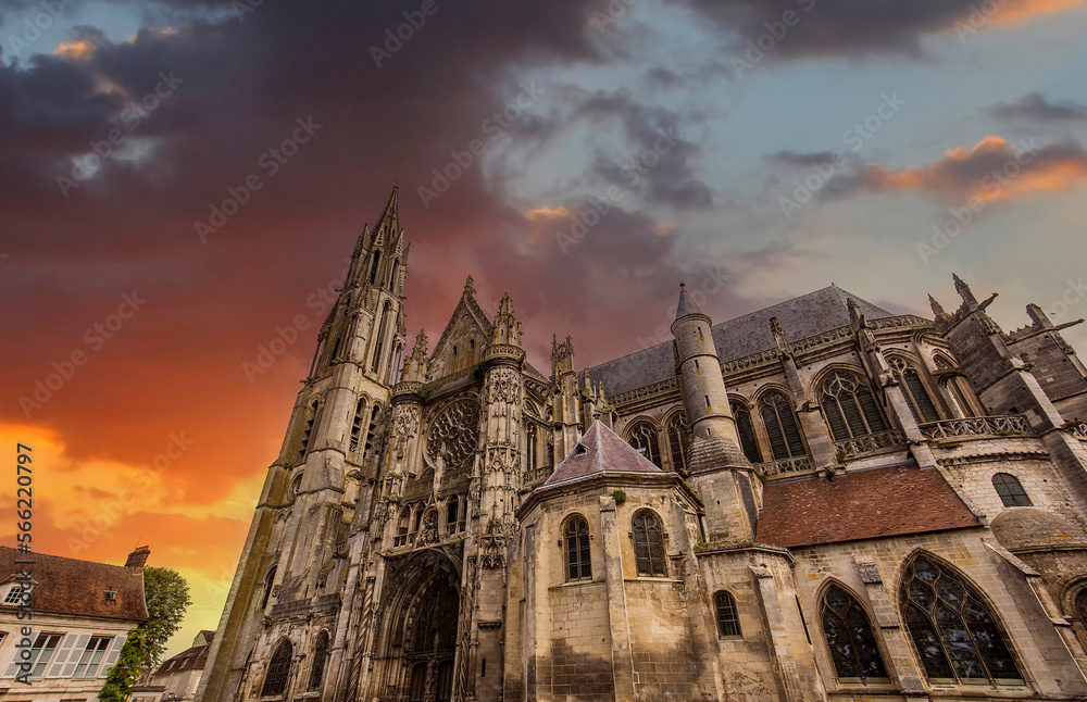 Cathedral Notre Dame of Senlis, Oise, France