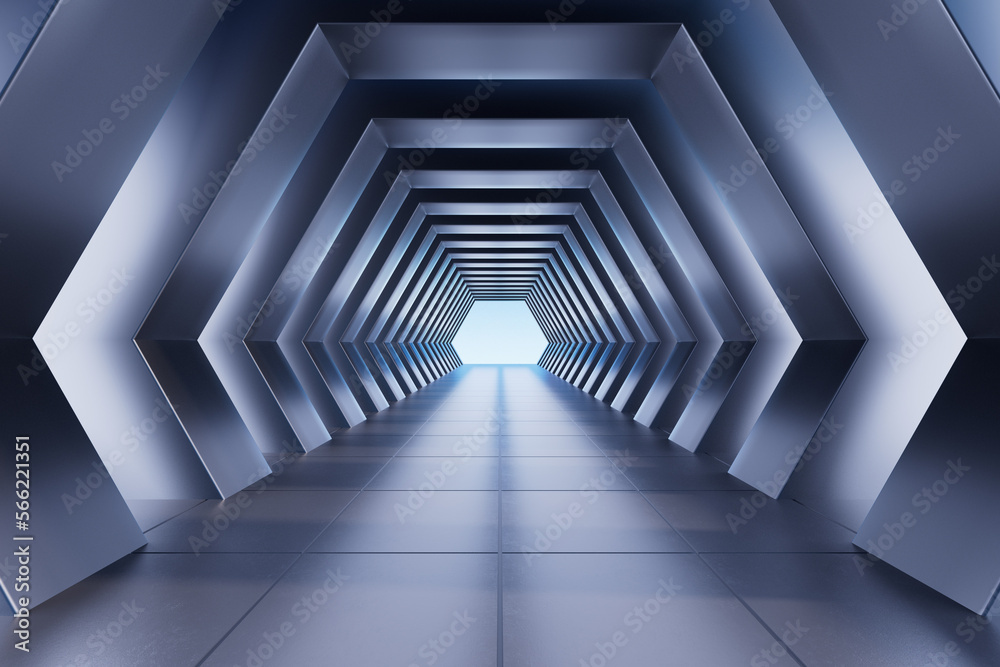 3d rendering tunnel space picture 3d rendering tunnel space picture