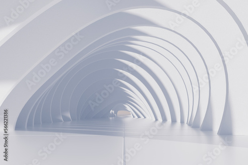 Fototapeta Naklejka Na Ścianę i Meble -  3d rendering tunnel space picture