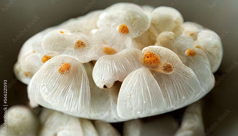 White mushrooms in bin food White mushrooms in bin food