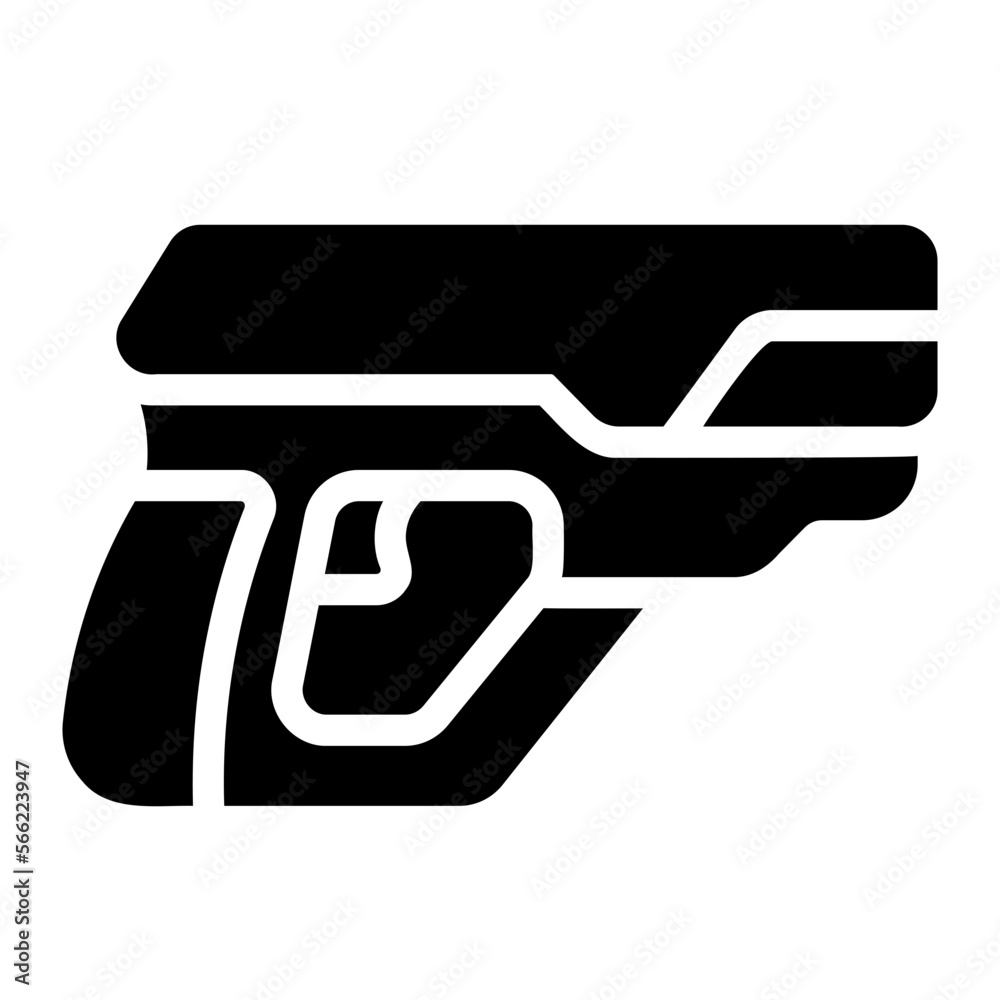gun glyph icon gun glyph icon