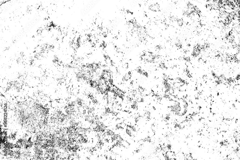 Grunge background of black and white. Abstract illustration texture of cracks, chips, dot isolated on transparent background PNG file. Grunge background of black and white. Abstract illustration texture of cracks, chips, dot isolated on transparent background PNG file.