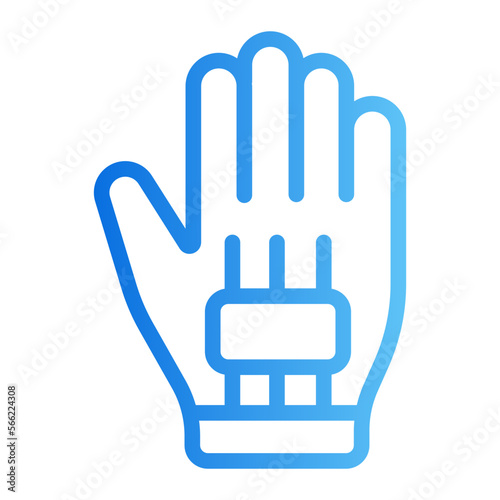 glove gradient icon