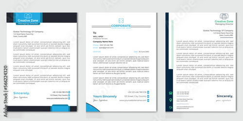 Corporate Letterhead Design Template