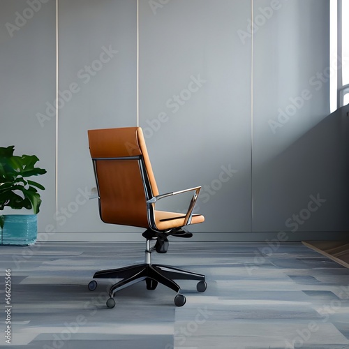 modern office chair in office