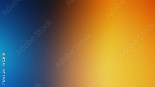 Blue orange gradient background grainy texture effect banner design copy space web banner abstract design