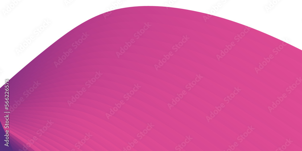 Fototapeta premium Abstract pink wave lines on white background for valentine . Abstract soft design pattern with pink wavy lines .