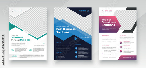 Creative Modern Professional Corporate Business Poster Flyer Design Template