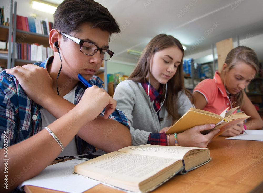 students in school