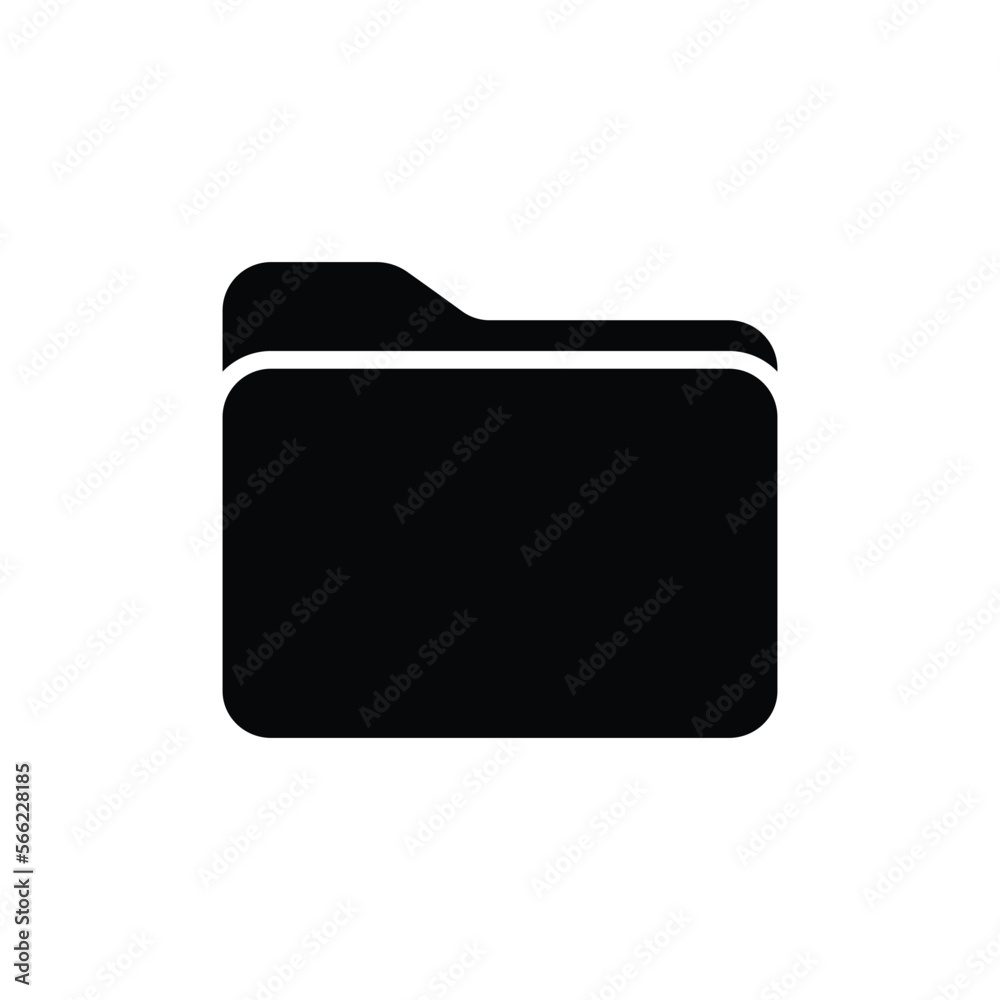 folder icon vector design template in white background