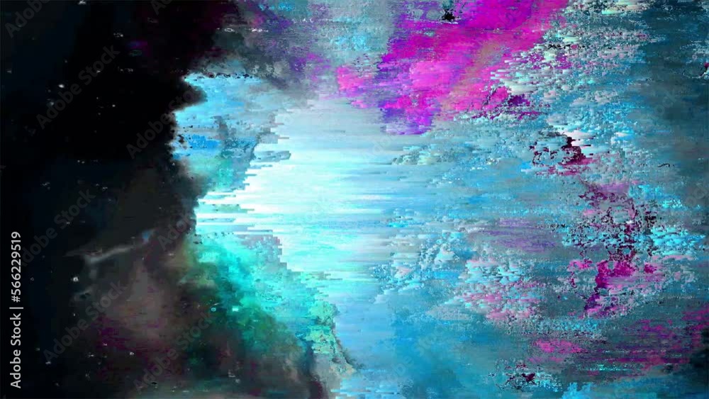 Hypnotic Space Warp - Time Tunnel in looping 4K