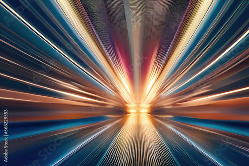 Soft and smooth textured curved lines background. Ai generated art.