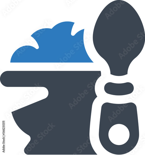 Baby food icon