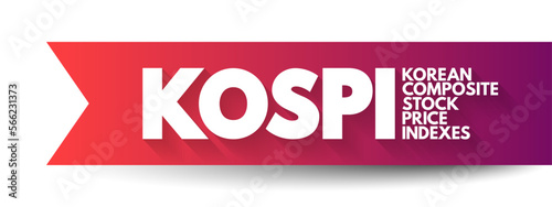 KOSPI - Korean Composite Stock Price Indexes, business concept background