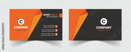 Corporate business card template, Modern business card design template, Clean professional business card template, visiting card, business card template.