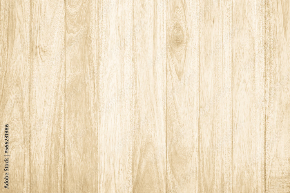 Naklejka premium Brown wood texture background of tabletop seamless. Wooden plank old of table and board nature pattern are surface grain hardwood.