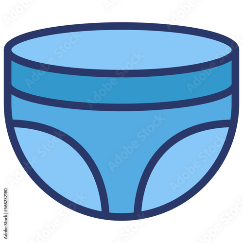 underwear and diapers icon