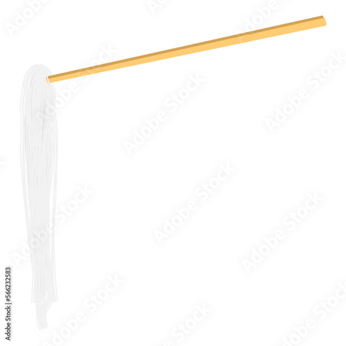 そうめんをつかむ箸・右