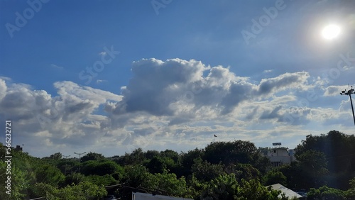 Clouds over the city