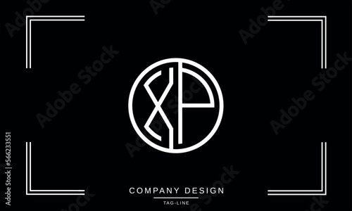 XP, PX Abstract Letters Logo Monogram