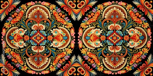Russian Floral Pattern
