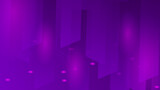 Purple striped background, purple gradient stripes. Glowing simple object, Abstract background.