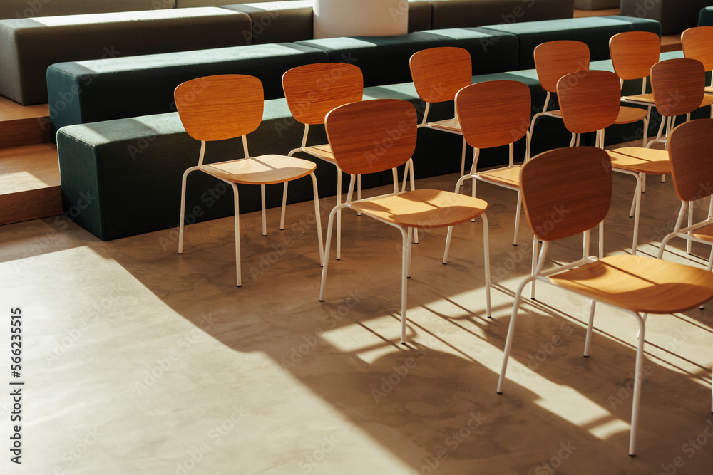 Fototapeta premium Chairs in meeting room.