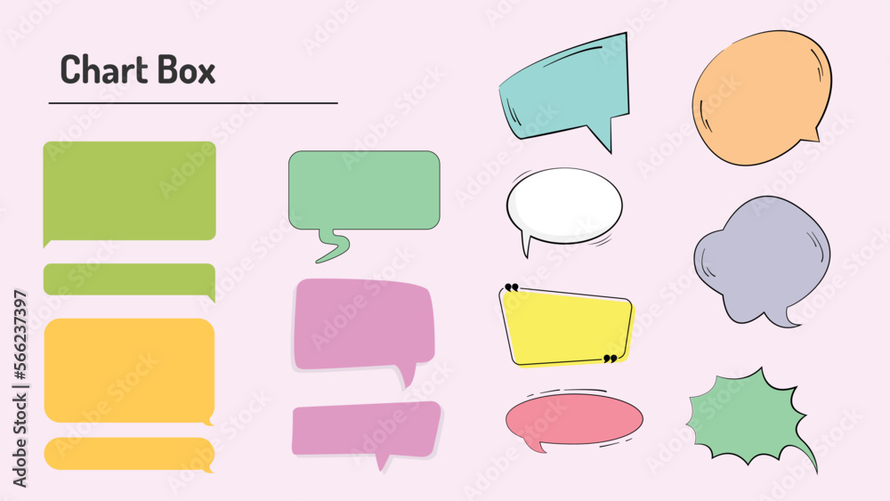 Chat Box Doodle Illustration Chat Box Doodle Illustration