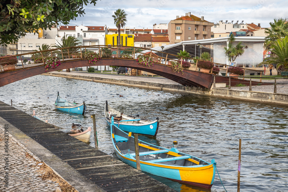 The resort town of Praia de Mira in Portugal