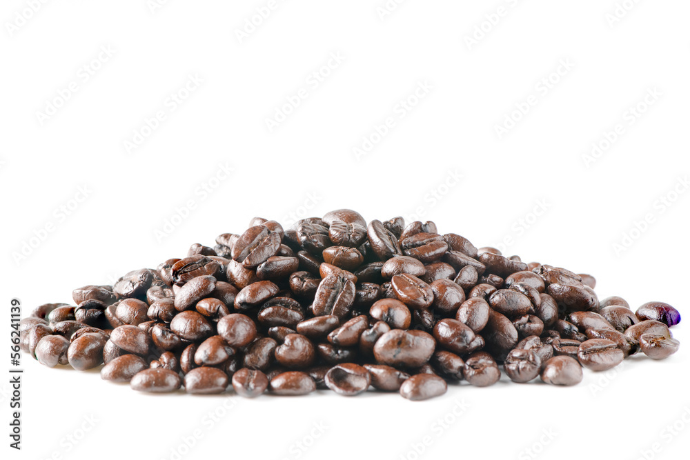 Coffee Beans isolated on white background area for copy space. Coffee Beans isolated on white background area for copy space.