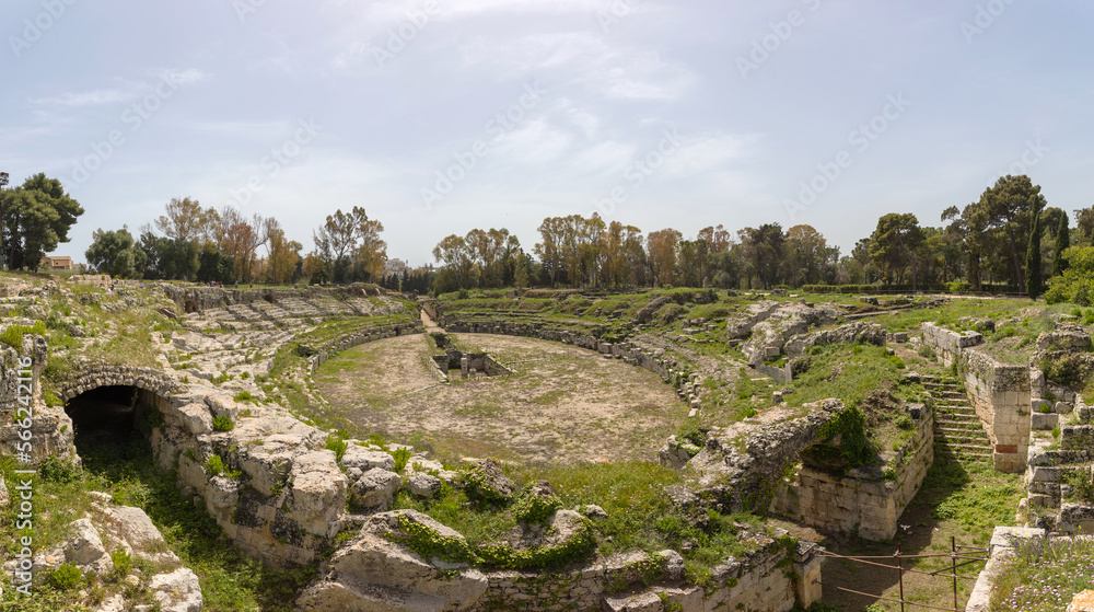 The Anfiteatro Romano in Syracuse