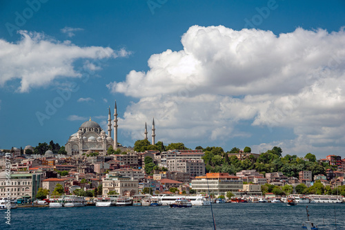 view of the s  leymaniye mosque