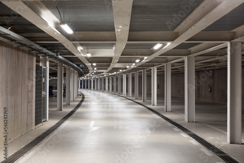 Empty underground car park © Sphericalvision360