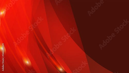 Luminous neon triangular shape, abstract light effect vector illustration. Transparent object, magic glow energy stream motion with particle isolated on transparent red background.