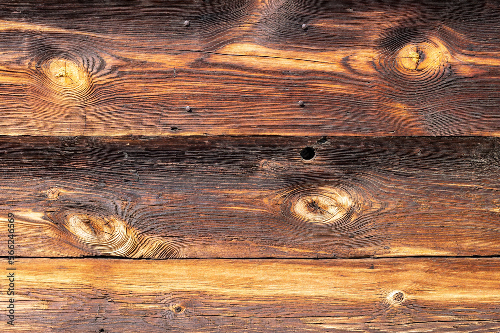 Naklejka premium Old painted wood wall - texture or background