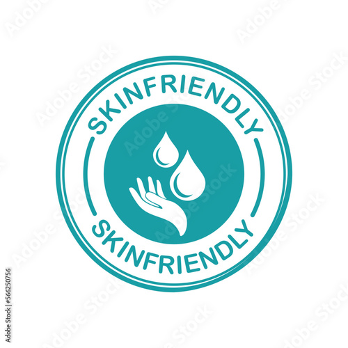 Skin friendly logo badge design