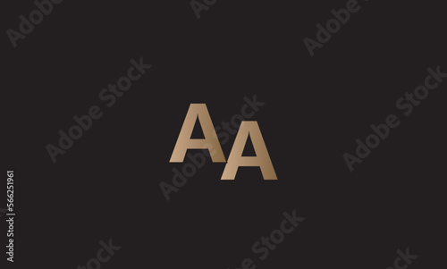 AA,A, Abstract Letters Logo Monogram