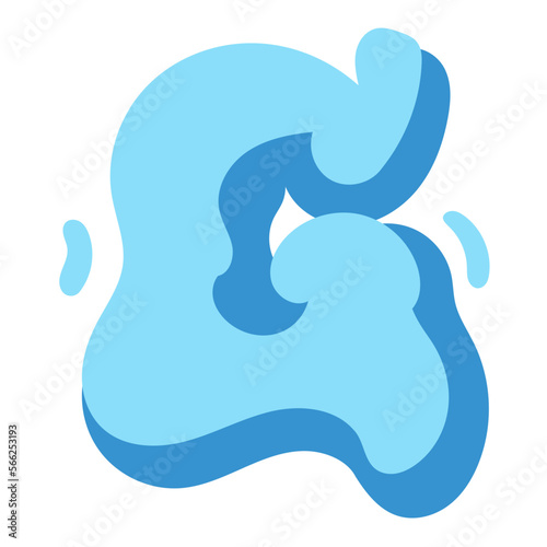 G flat icon