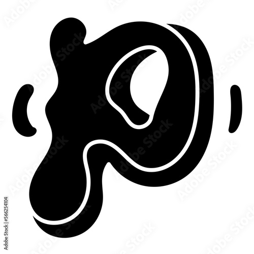 P glyph icon