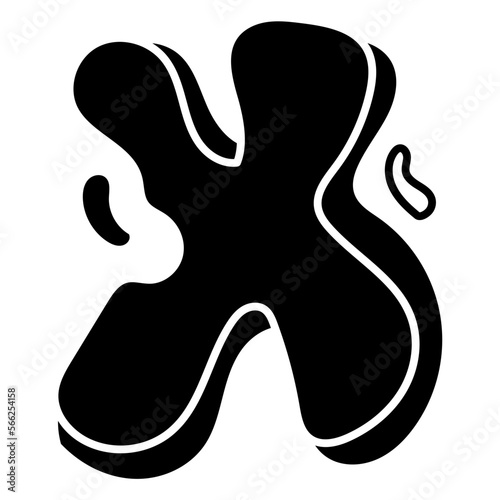 X glyph icon