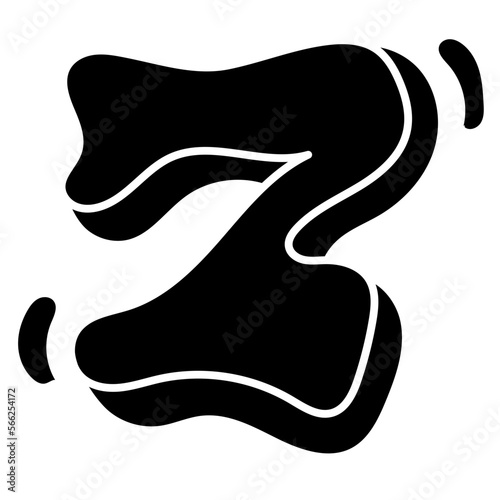 Z glyph icon