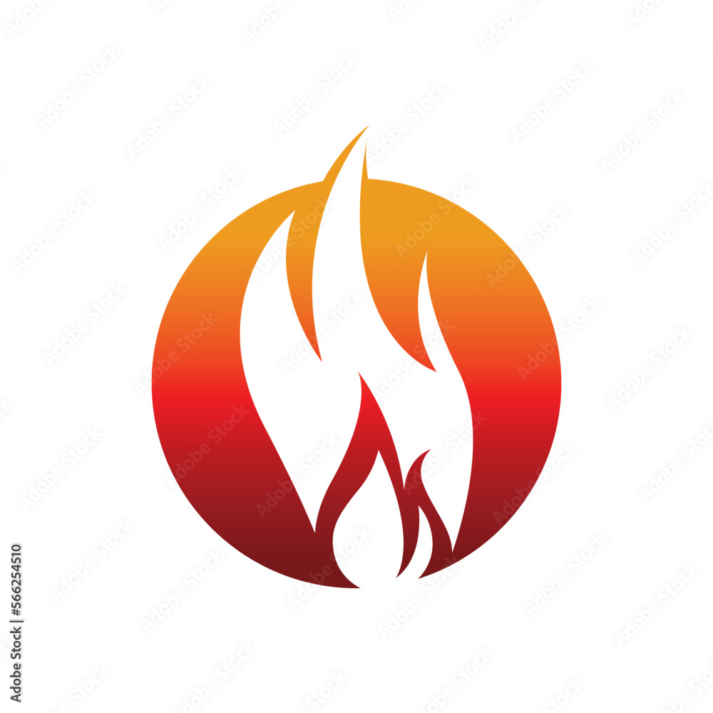 Fire logo design illustration and fire symbol Fire logo design illustration and fire symbol