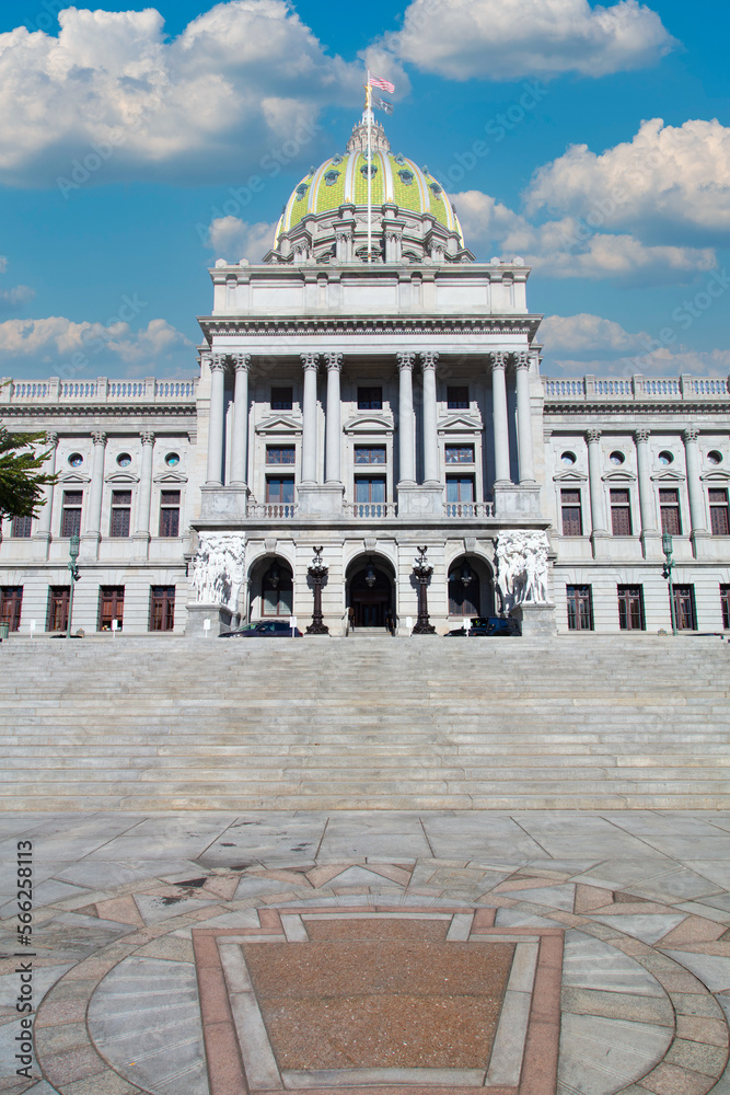 Obraz premium Pennsylvania state capitol building