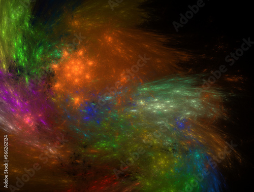 Imaginatory fractal abstract background Image