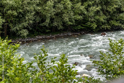 Russia  Sochi  Krasnaya Polyana. Rosa Khutor. Mzymta River