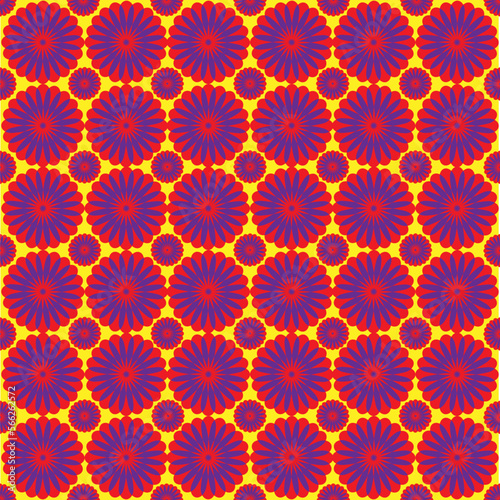 Floral Mandala Pattern Background 